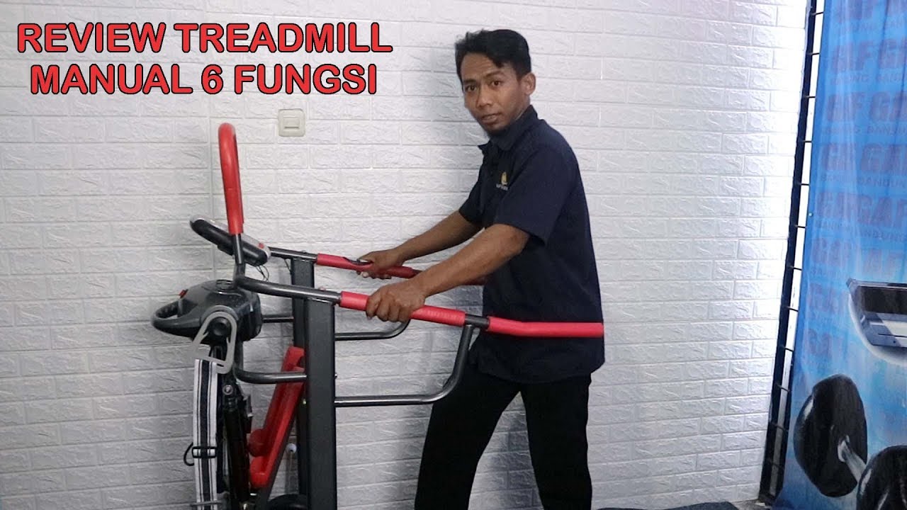 Treadmill Manual 6 Fungsi - REVIEW & UNBOXING Harga 3 JUTAAN - Alat Fitnes Olahraga Lari