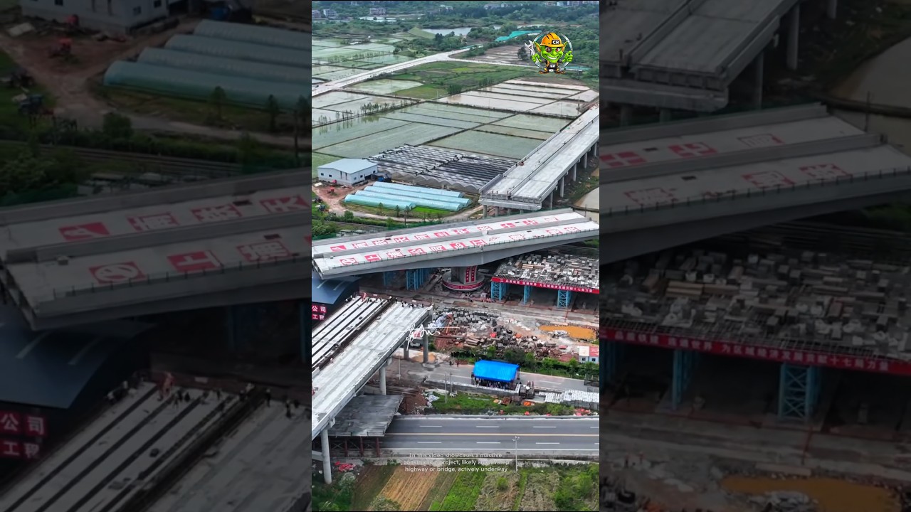 Large-Scale Infrastructure Construction | Elevated Highway or Bridge Project in Progress