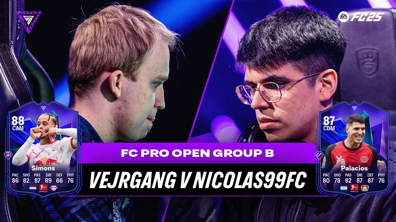 A HUGE Heavyweight clash! | Vejrgang v Nicolas99FC | FC Pro Open | Full Match