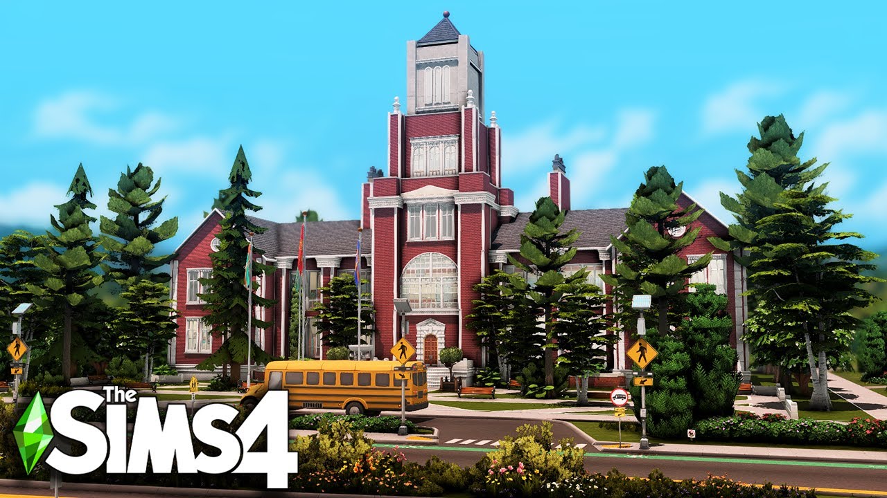 BLACKWELL ACADEMY - LIFE IS STRANGE - The Sims 4 High School Years Speed Build