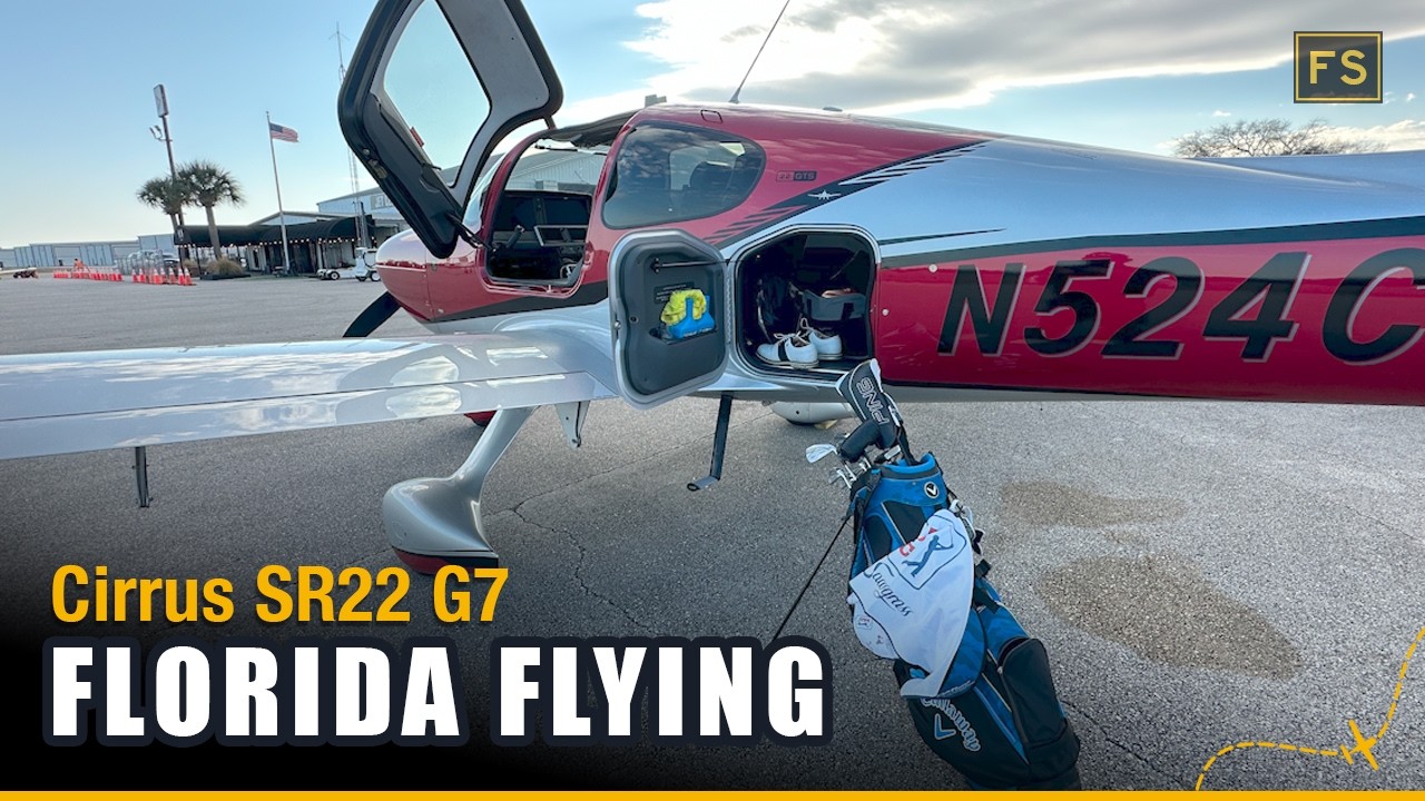 Flying from North Carolina to Florida | Cirrus SR22 G7