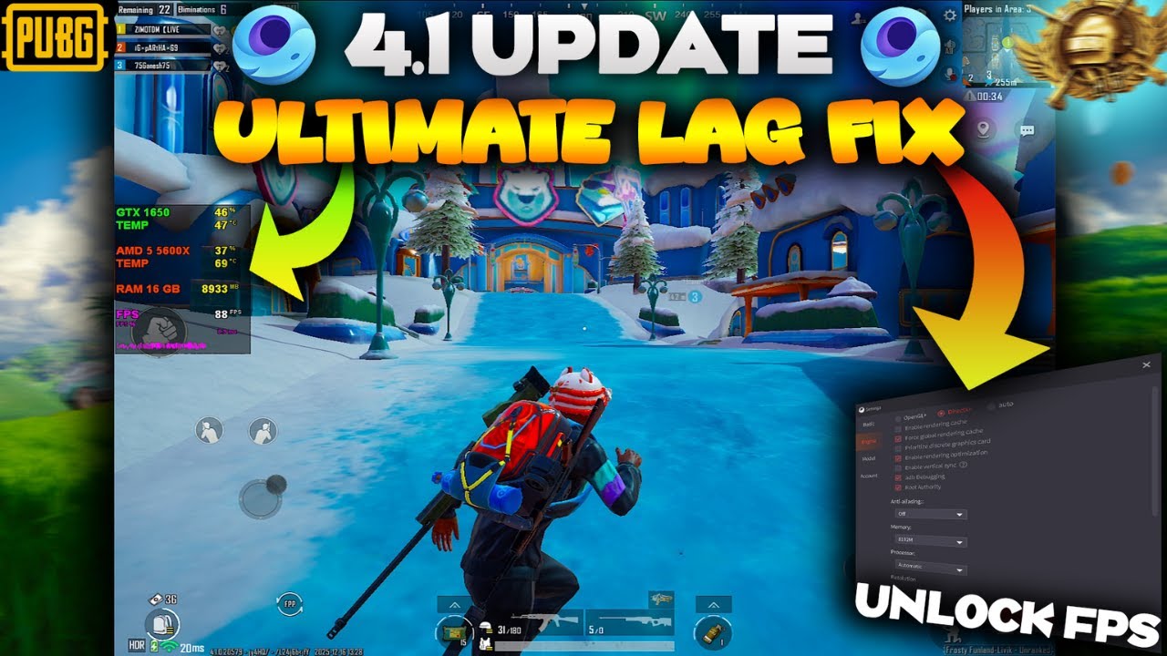 🔧Gameloop  4.1 Ultimate Lag Fix 2025 | ✅Gameloop Full Detail Lag Fix Video Video |