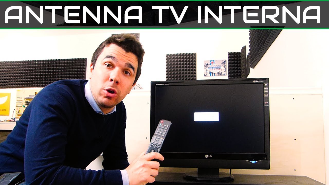 installazione ANTENNA TV per INTERNO DVB-T2 HDTV...funziona benissimo!