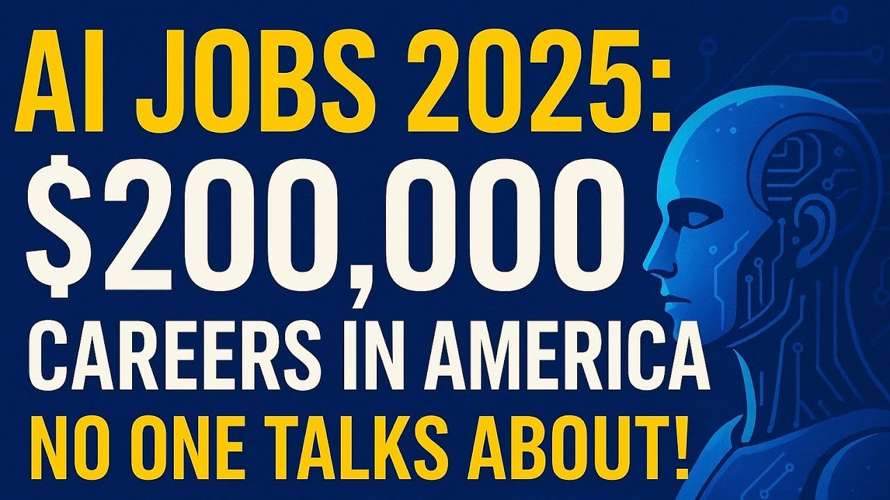 AI Jobs 2025: $200,000 Careers in America No One Talks About!