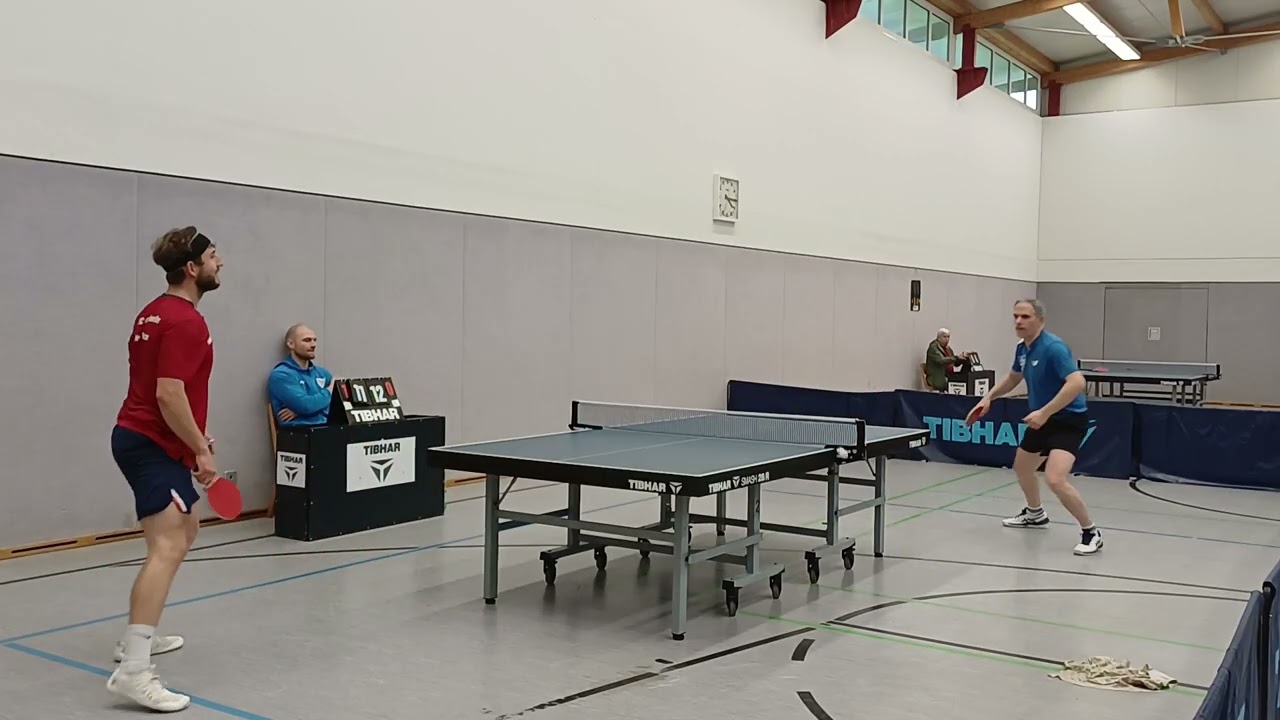 Ex-Pfalzmeister gegen Goldträger der Seniorenklasse | H. Wiche vs. D. Sporcic | Tischtennis Oberliga