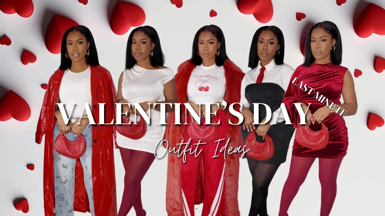 VALENTINE’s DAY OUFIT IDEAS | LAST MINUTE OUTFITS | STYLING ON A BUDGET