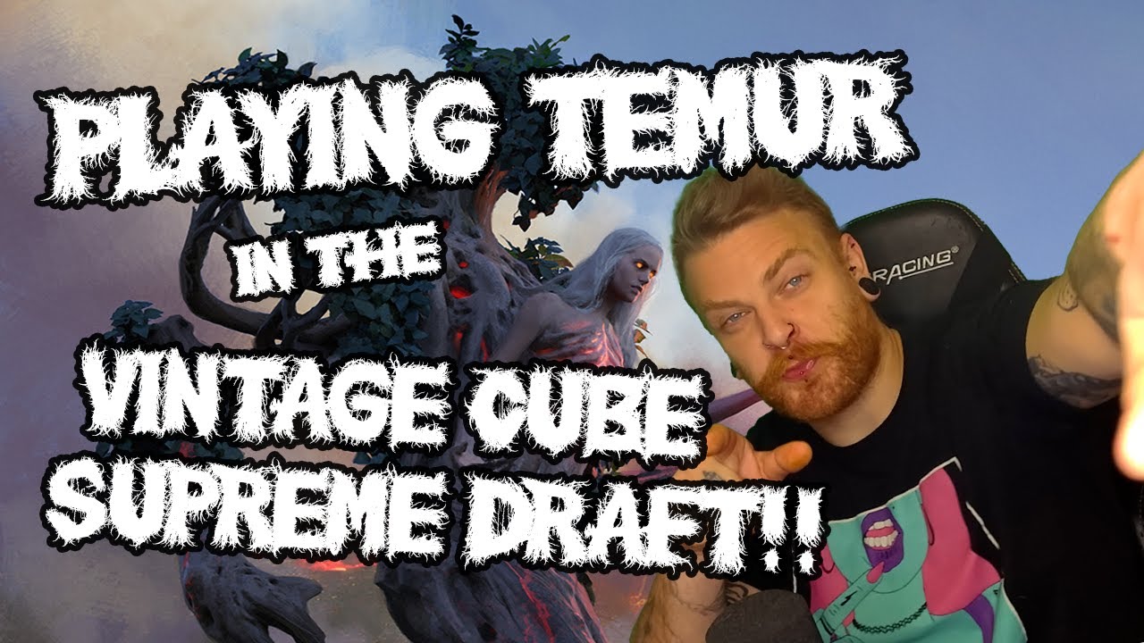 Temur Time Vault in the Vintage Cube Supreme Draft! | MTGO Vintage Cube Supreme Draft Gameplay