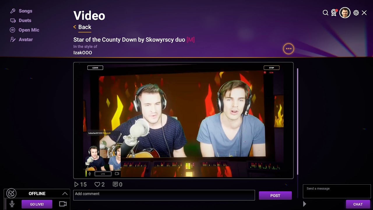 Star of the County Down by Skowyrscy Duo (IZAK&TOMEK) - Twitch Sings