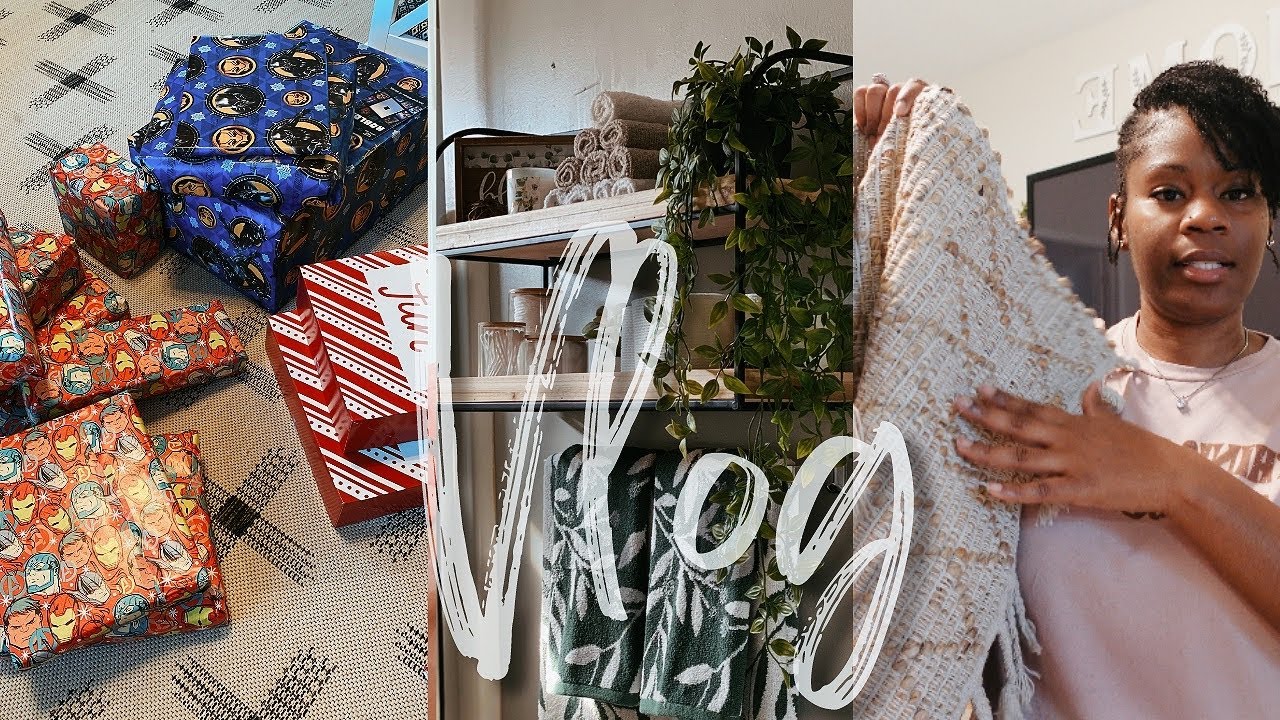 Christmas shopping | wrapping gifts | redecorating our guest bathroom & more!