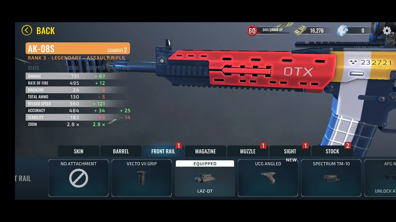 AK-08S lvl 3 upgrade- Armed Heist