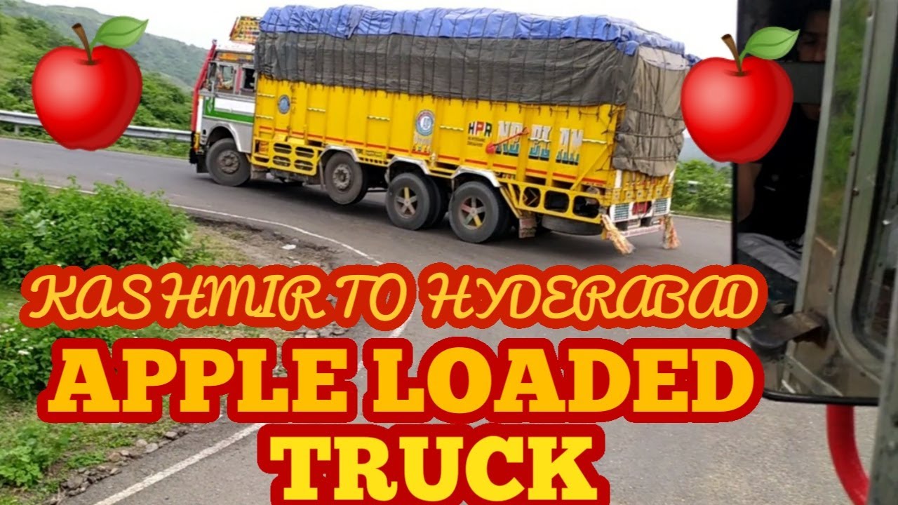 Kashmir to hyderabad //truck driver video