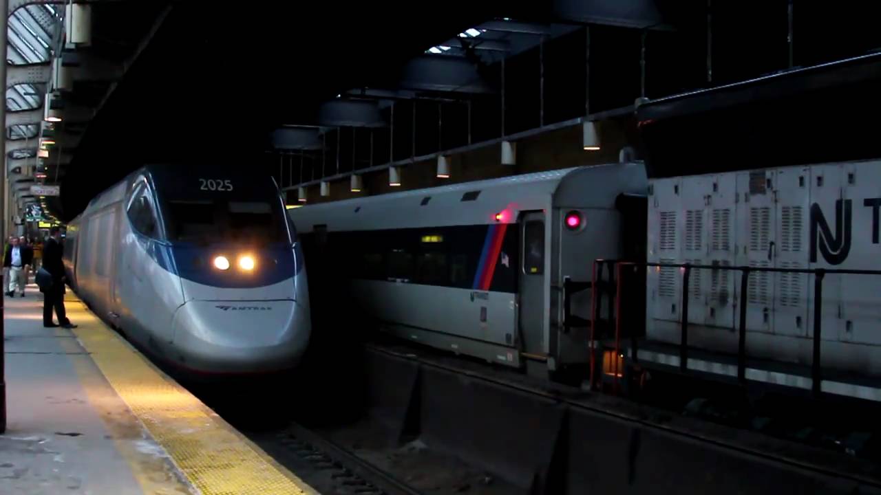Amtrak & NJ Transit at Newark Penn Station