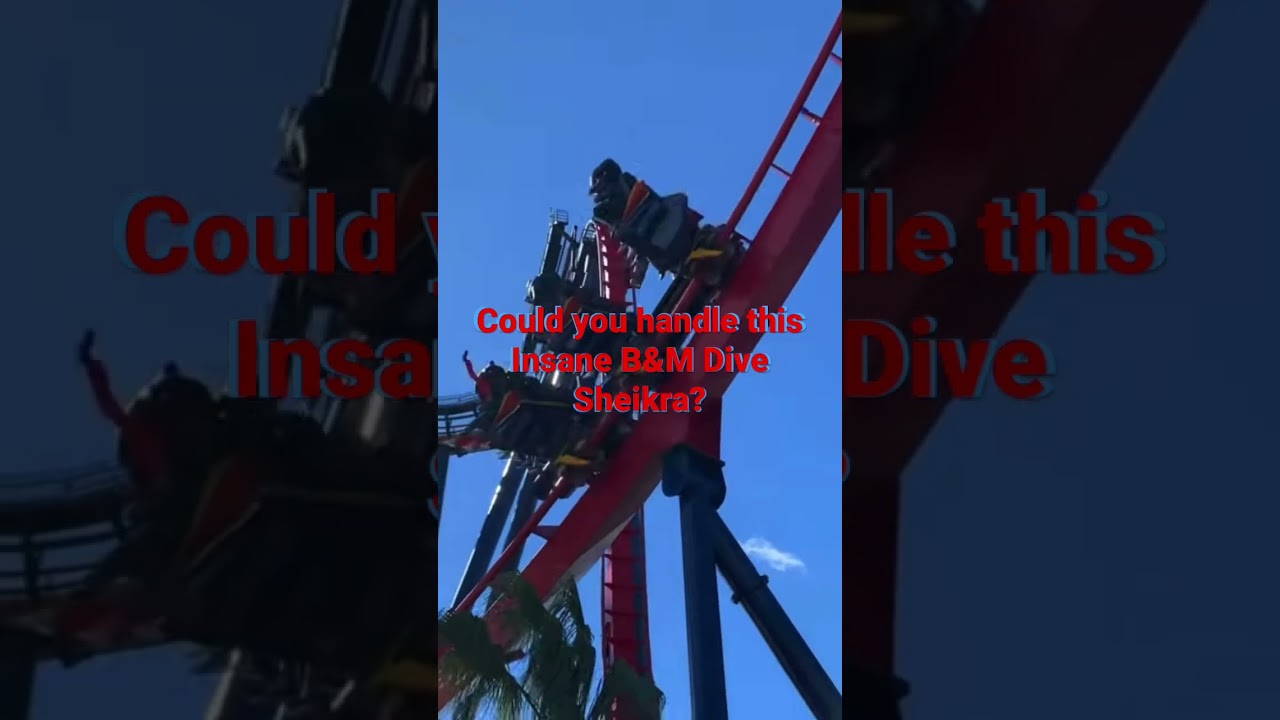 Insane B&M dive coaster could you conquer it? 