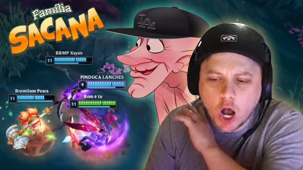 A Família Sacana do League of Legends | Flex dos magrão