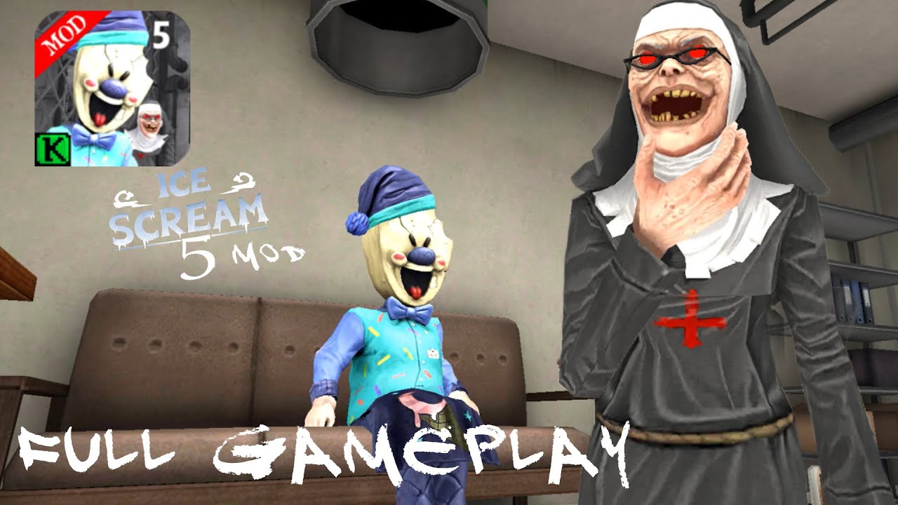 Ice Scream 5 : Sleepy Story Mod | Hard Mode : Full Gameplay (Mod by 