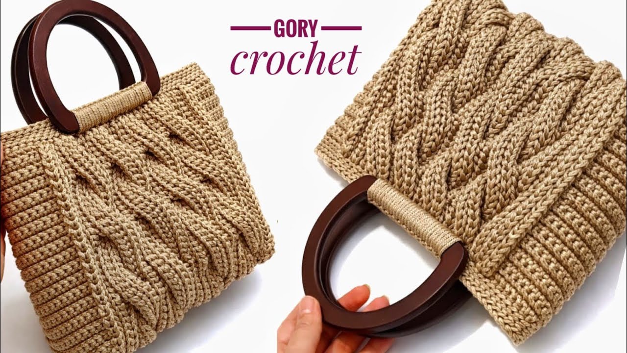 شنطه كروشيه موديل جديد مميز وانيق bag Crochet 
