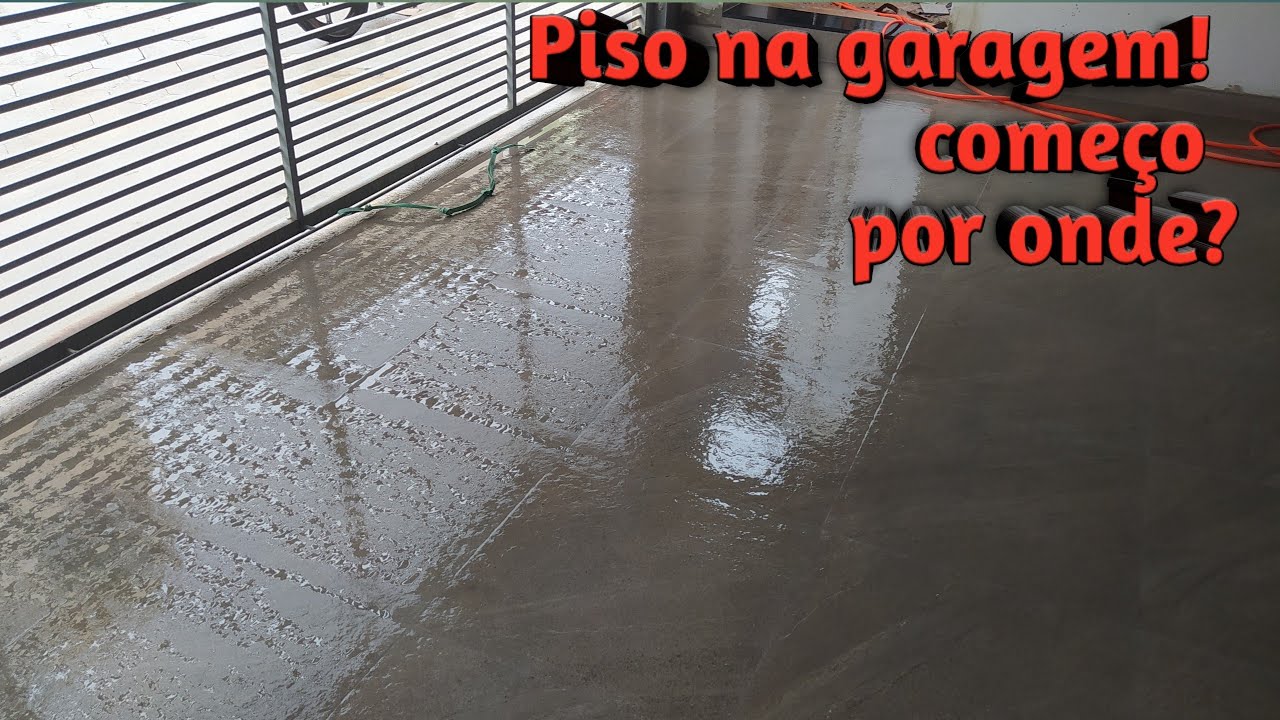 Piso da garagem, onde deixar os recortes