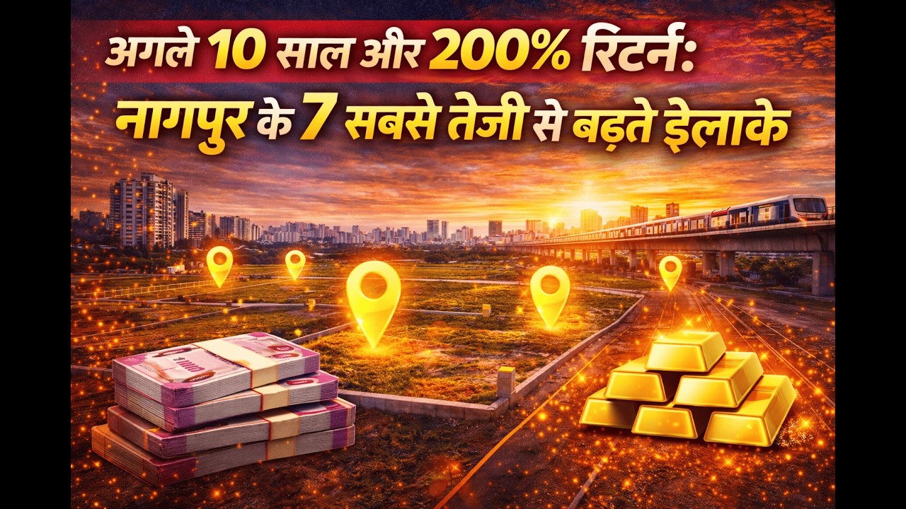 अगले 10 साल और 200% रिटर्न: नागपुर के 7 सबसे तेजी से बढ़ते इलाके।