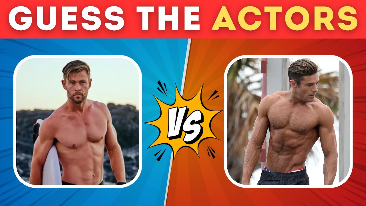GUESS The Celebrity in 5 SECONDS | Famous Hollywood Actor Quiz