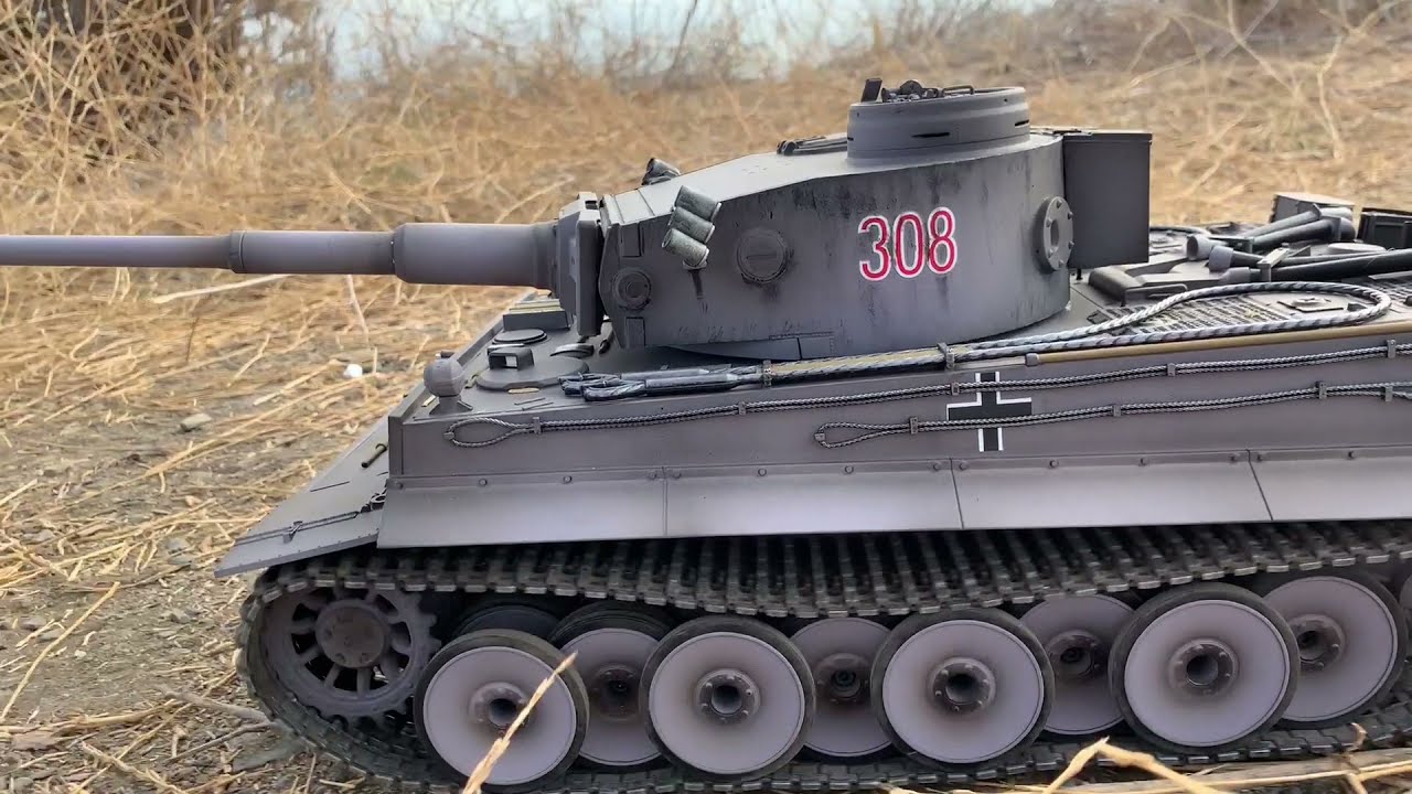 Taigen 1/16 RC Tiger Tank 1 Early Version - TEST RUN