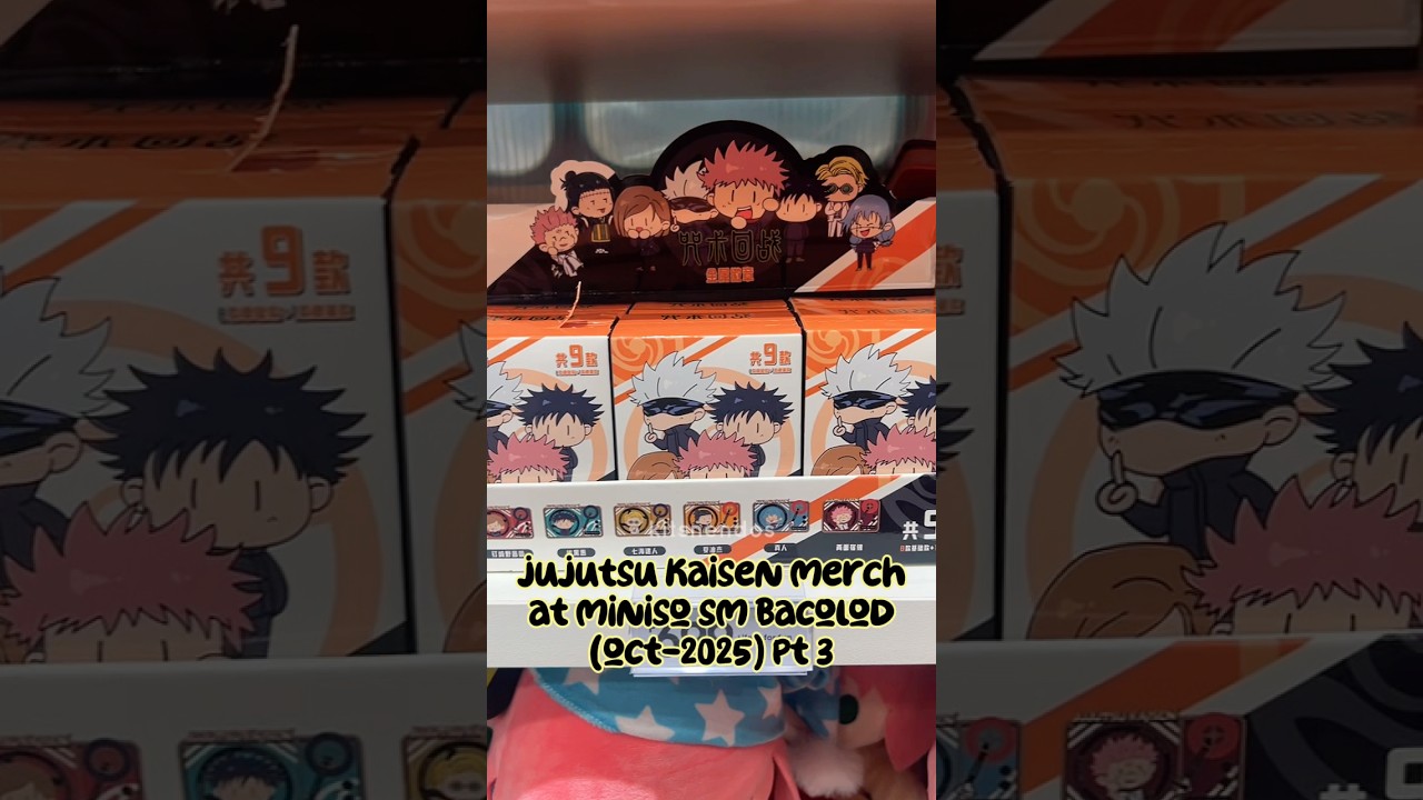 JUJUTSU KAISEN MERCH (3) at Miniso PH 🇵🇭 (Oct-2025)