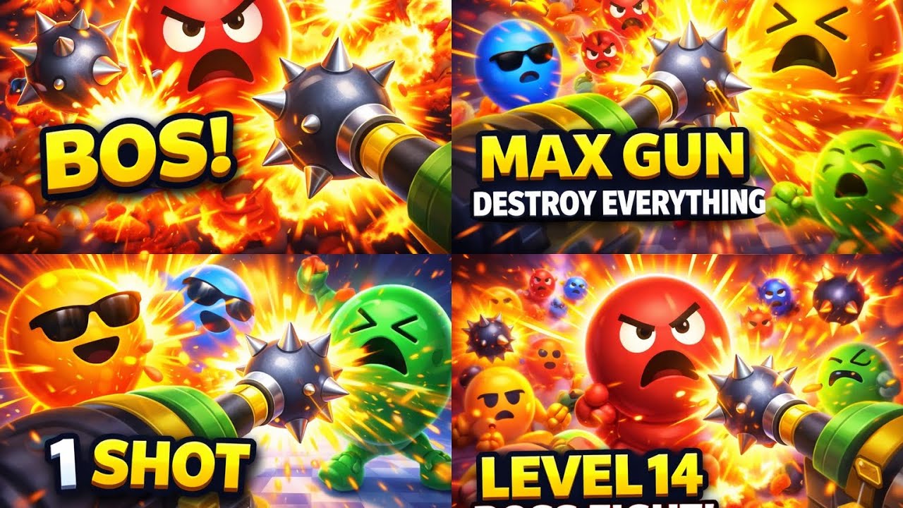 BALLOON CRUSHER – MAX GUN DESTROY EVERYTHING!