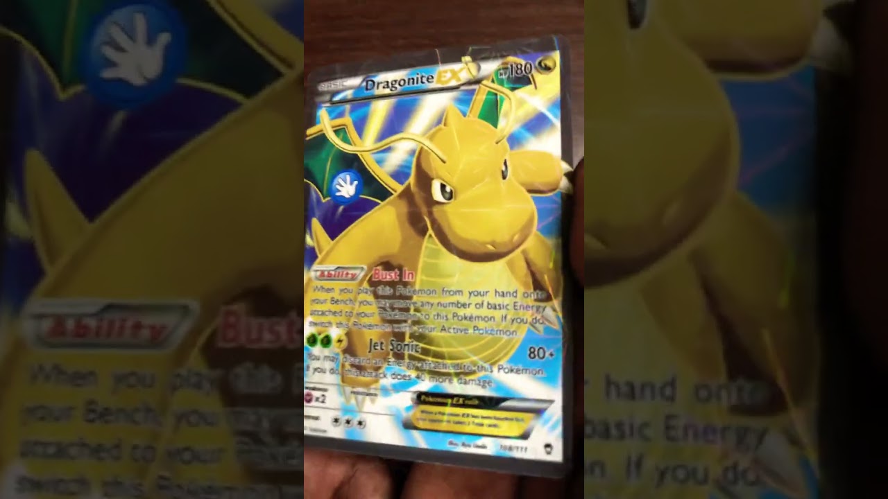 Dragonite EX - Pok&eacute;mon Card #pokemon #card #trending #rarepokemon #collection #pokemoncards