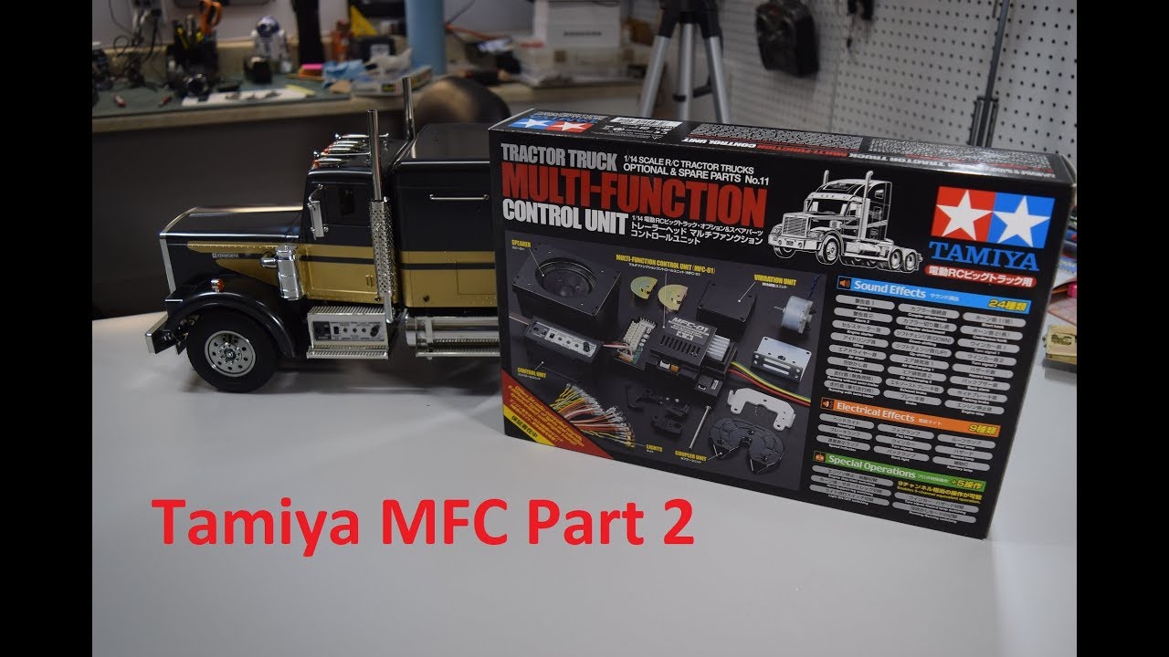 1/14 RC Tamiya MFC Установка света и звука King Hauler - Часть 2