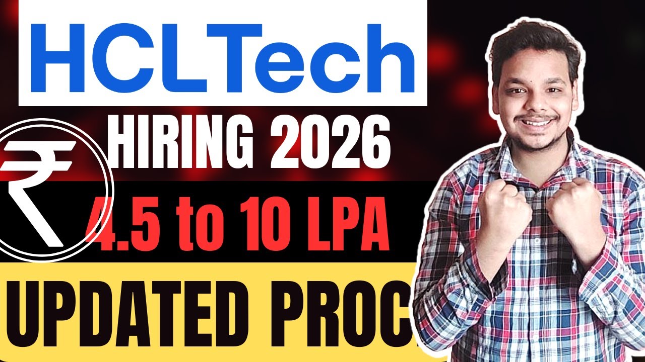 HclTech Hiring 2026 | HclTech Hiring Process | Big Changes in Exam Pattern | HclTech Updated Process