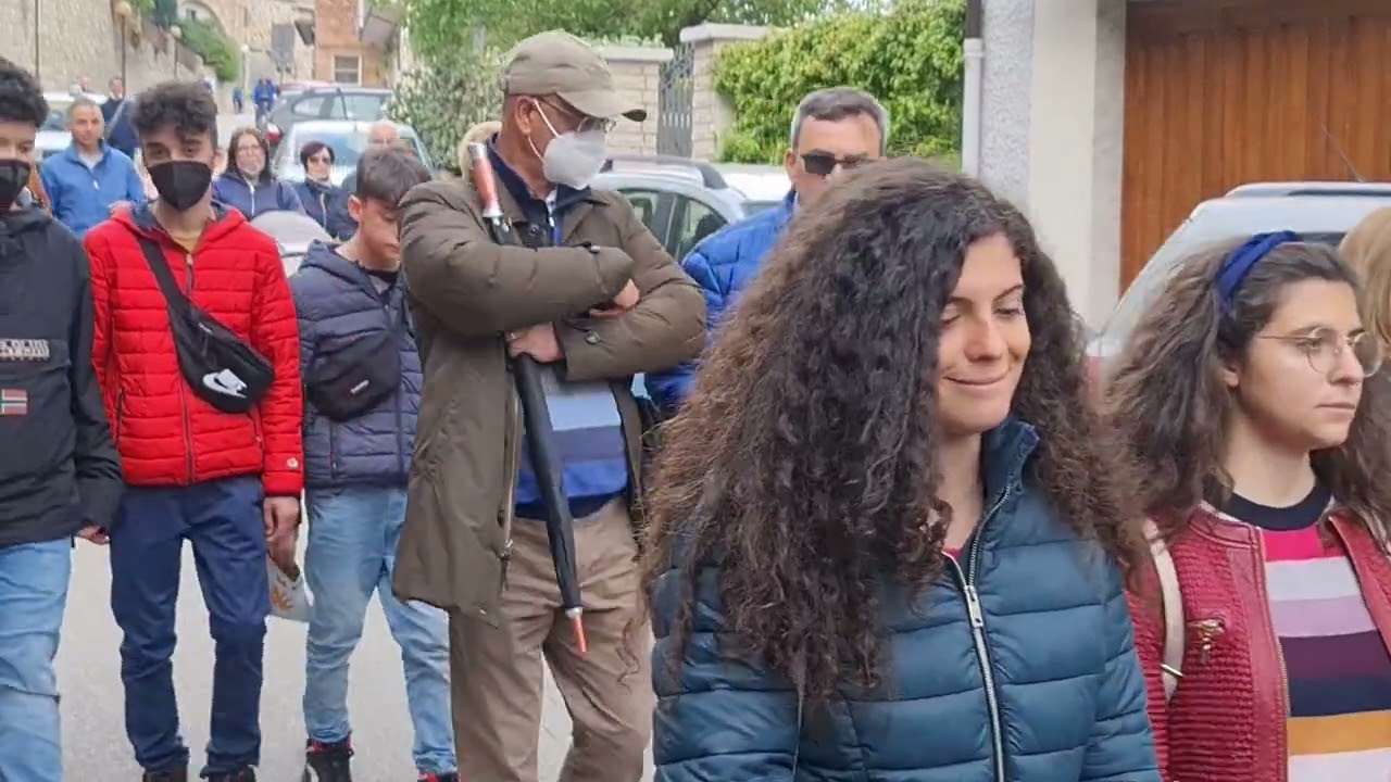 MADONNA DELLA SULLA PROCESSIONE DALLA CHIESA MADRE AL SANTUARIO DELLA SULLA- NOVA SIRI 8 MAGGIO 2022