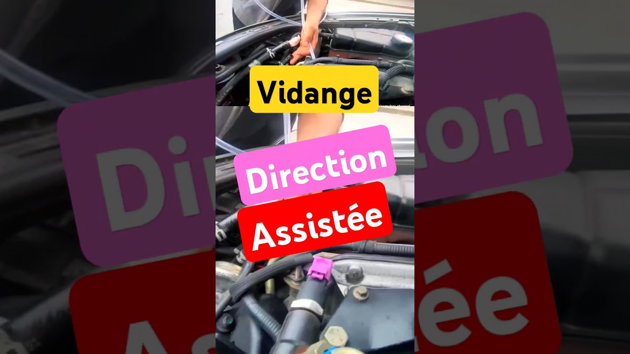 Vidange direction assist&eacute;e dure | #direction #assist&eacute;e #steering #shorts #automobile #cr&eacute;maill&egrave;re