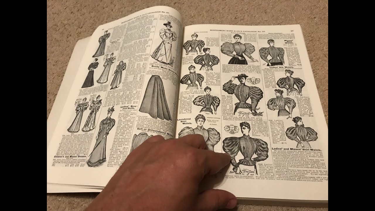 Unintentional ASMR: I Show You the 1895 Montgomery Ward Catalog