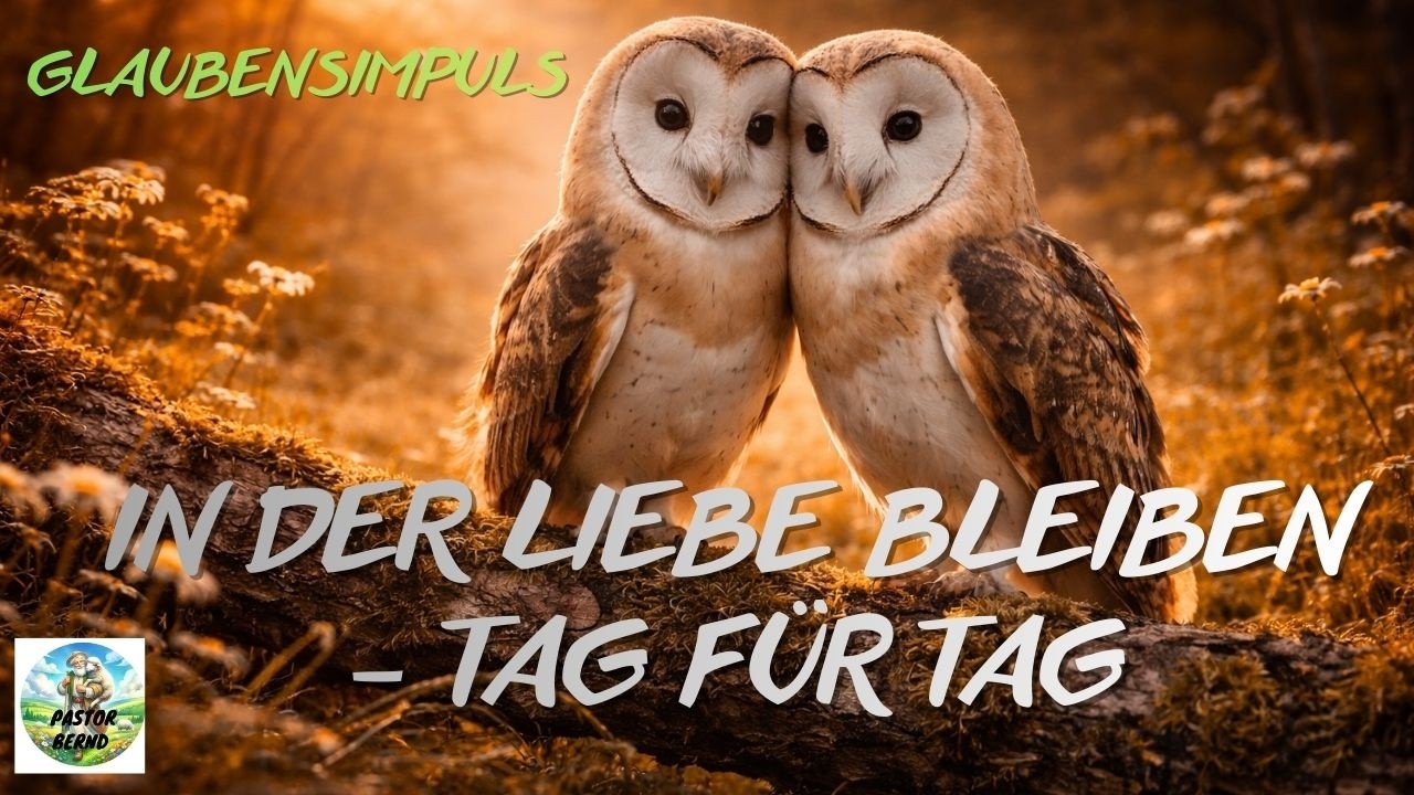 In der Liebe bleiben – Tag für Tag – Glaubensimpuls - Pastor Bernd