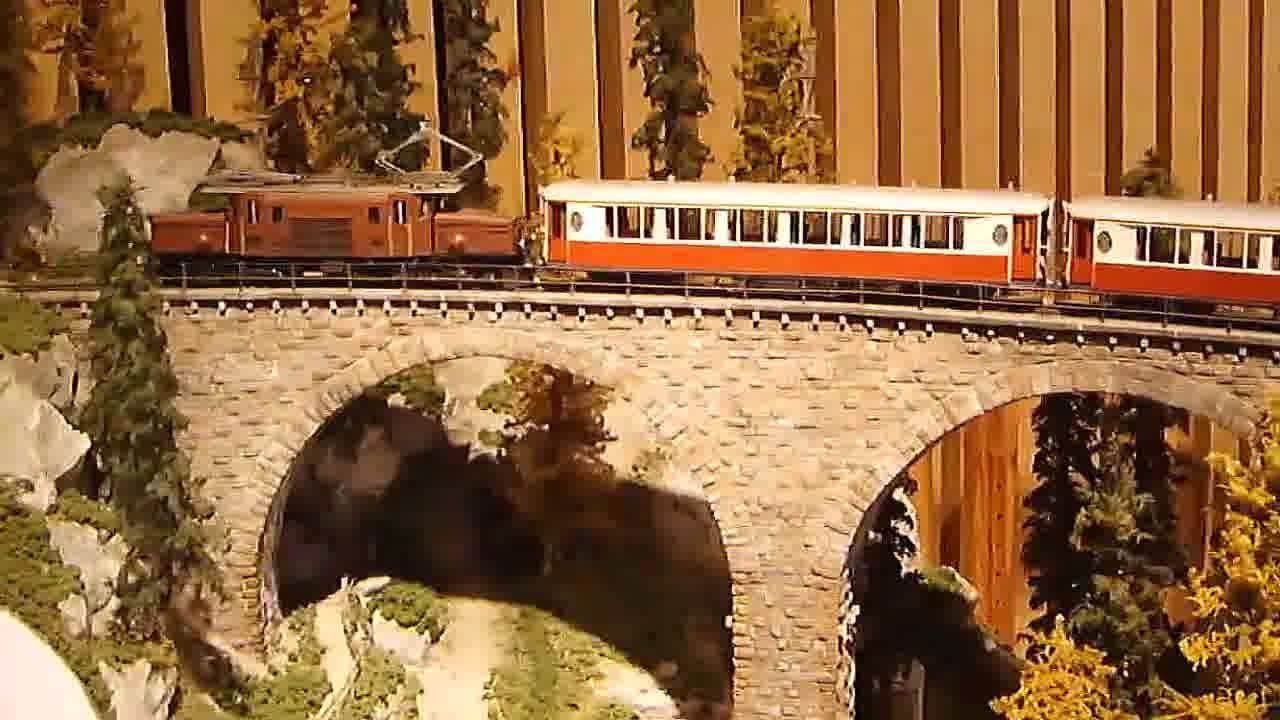 Bahnmuseum Albula Berg&uuml;n Modellbahnanlage 2013/ Albula Railway Museum Model Railway