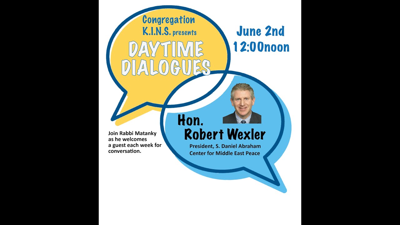 KINS presents Daytime Dialogues with the Hon. Robert Wexler S2 E3