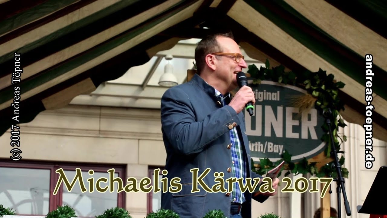 Eröffnung der Michaelis Kirchweih 2017 in Fürth