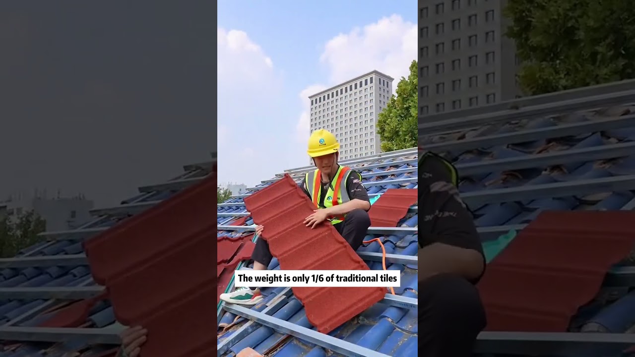 Stone coated roof tile installation. Stone coated roof tiles price. Roofing Tiles Factory Suppliers.