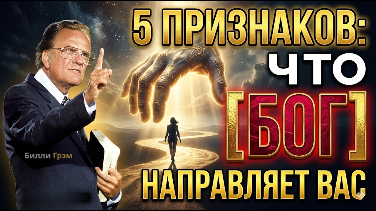 Вот как узнать, что Бог направляет вашу жизнь  Не игнорируйте эти знаки! | Билли Грэм
