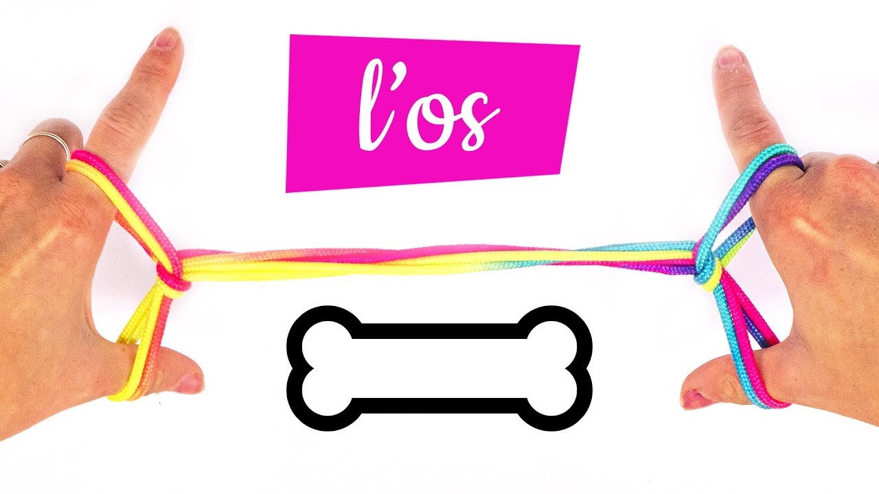 Os - Figure de ficelle - tuto Français - Facile