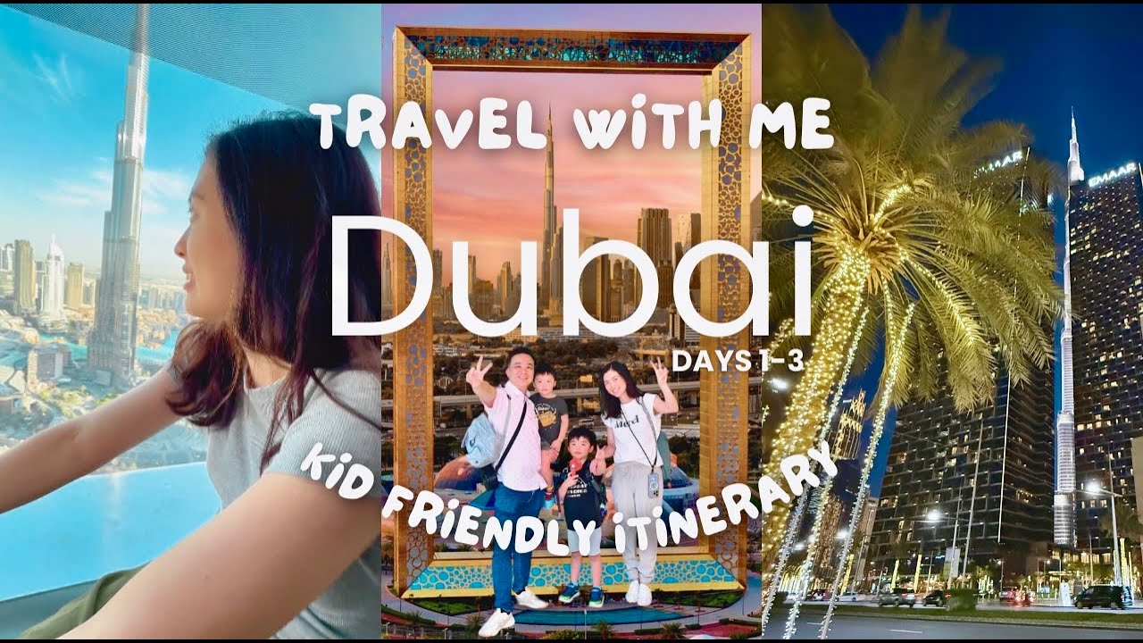 What we did in Dubai with kids [travel with me/vlog] [kid friendly itinerary] 🇦🇪