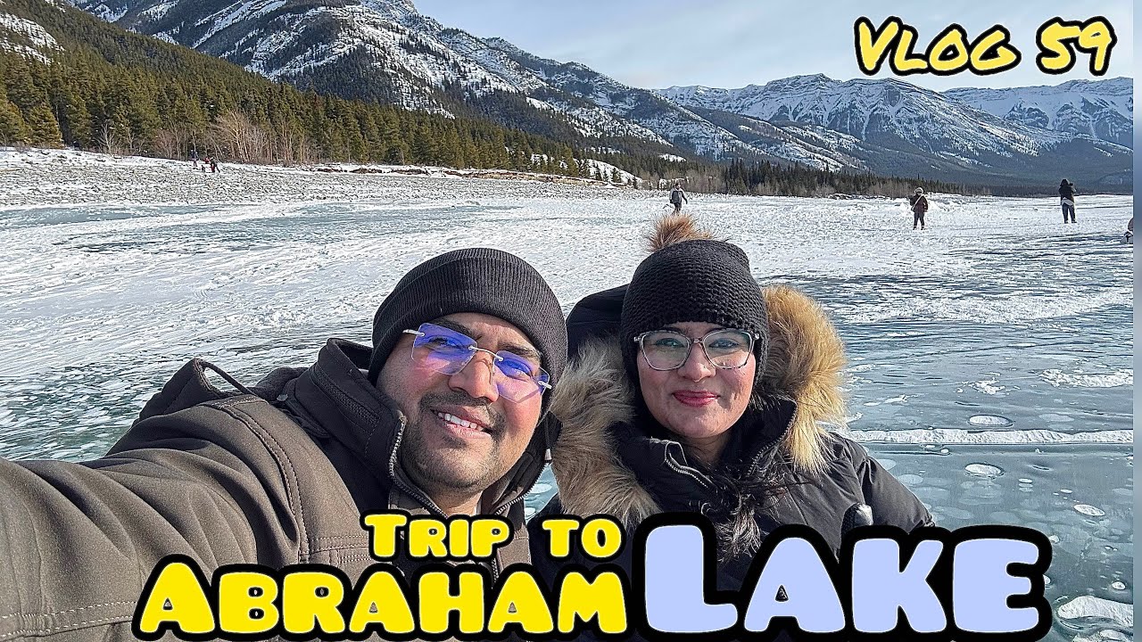 VLOG 59 | Trip to Abraham Lake | Alberta, Canada 🇨🇦🍁