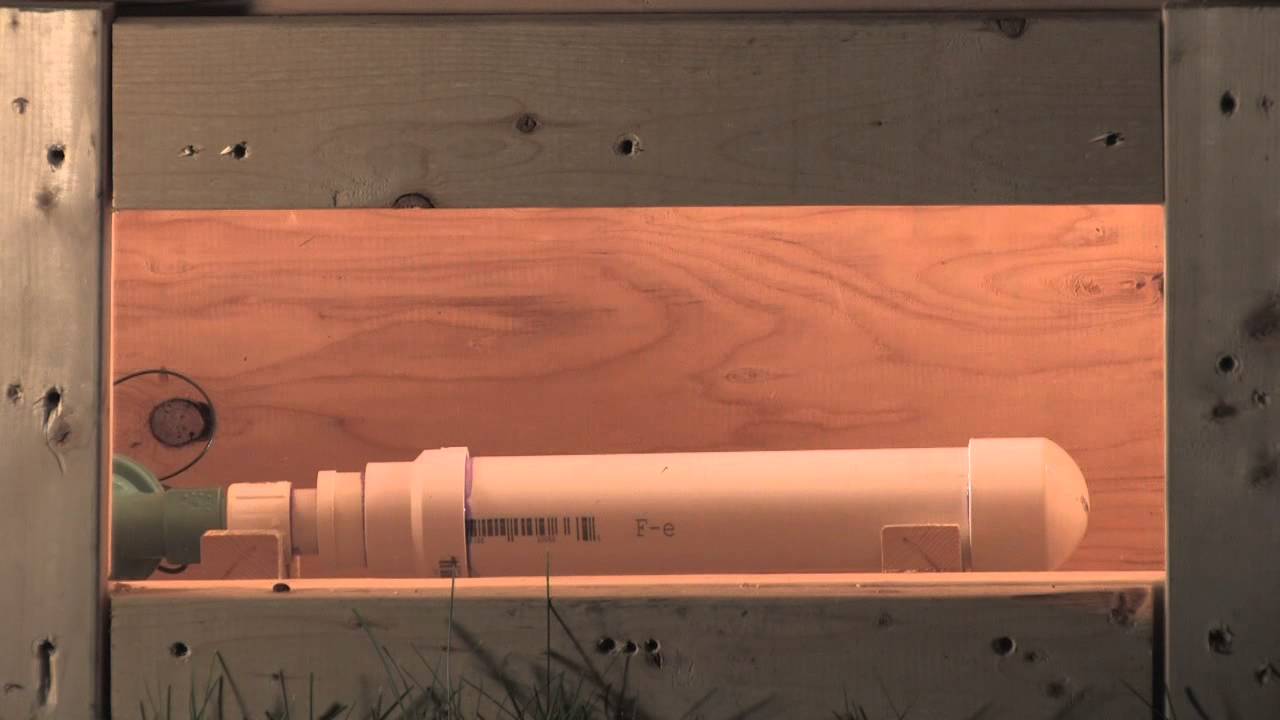 Testing PVC Pipe - Explosion