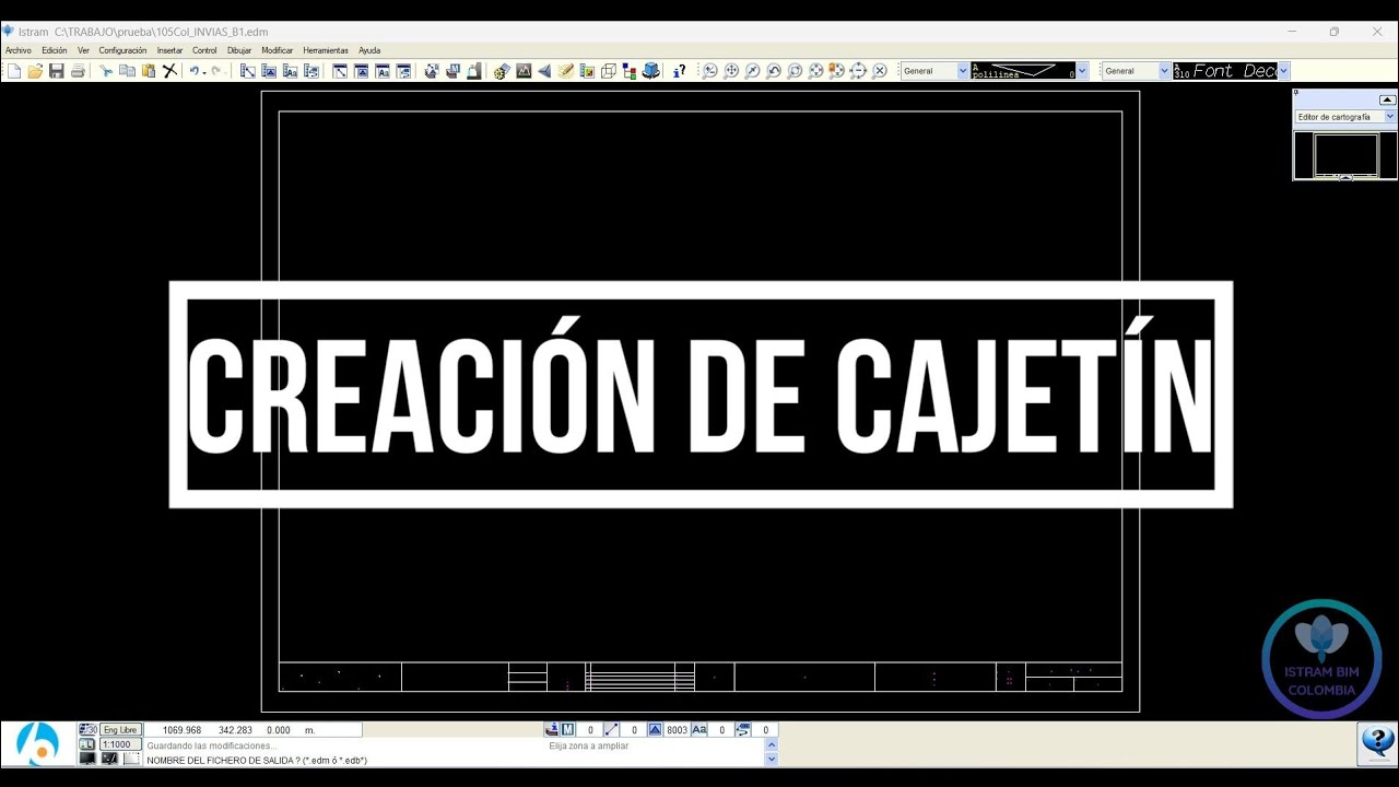 Creación de cajetín personalizado en ISTRAM