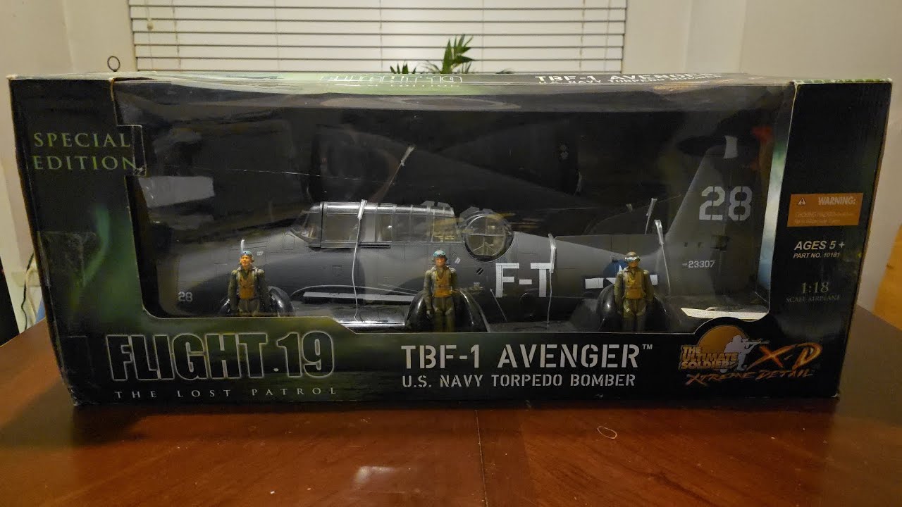 1:18 TBF Avenger 21st Century Ultimate Soldier Flight 19 Special Edition 