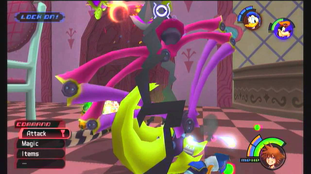 Kingdom Hearts 1.5 Boss - Trickmaster (Proud Mode) No Equipment Change