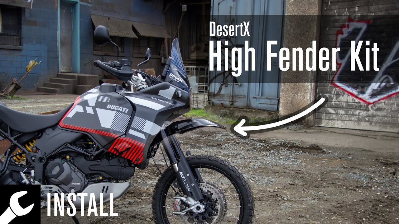 Ducati Desert X High Fender Install by AltRider