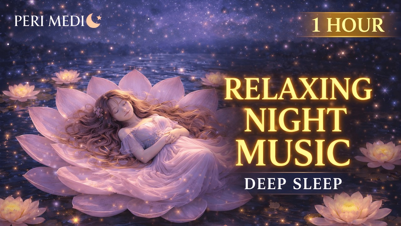 Relaxing Night Music 🌙 1 Hour Calm Sleep Music | Fall Asleep Fast