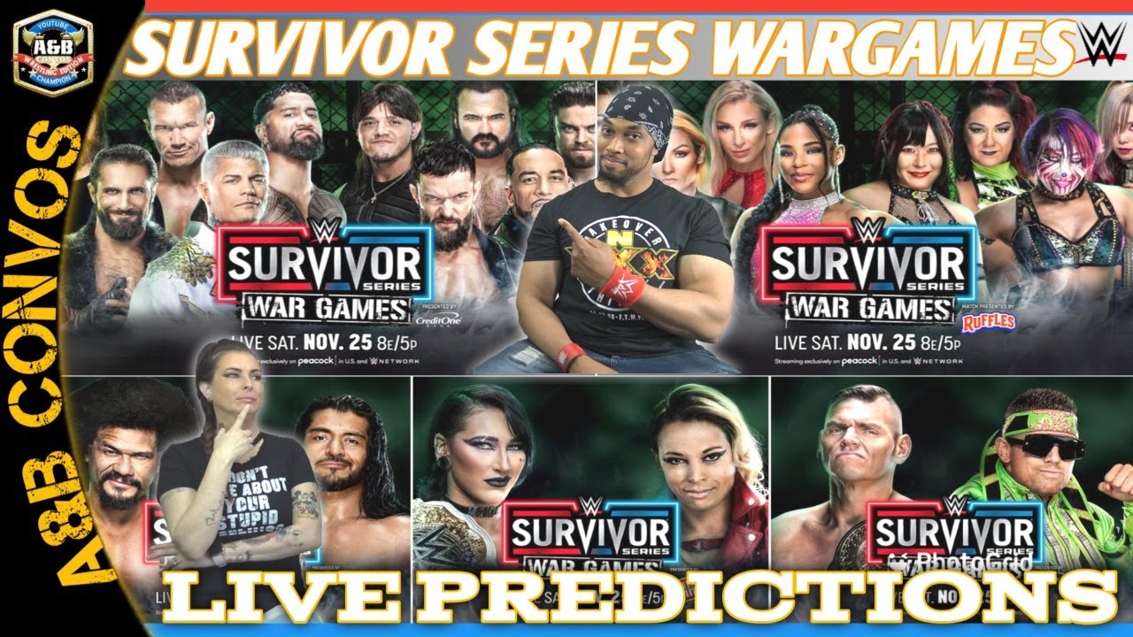 WWE Survivor Series WARGAMES 2023 Predictions | Full Show Preview 11/24/23