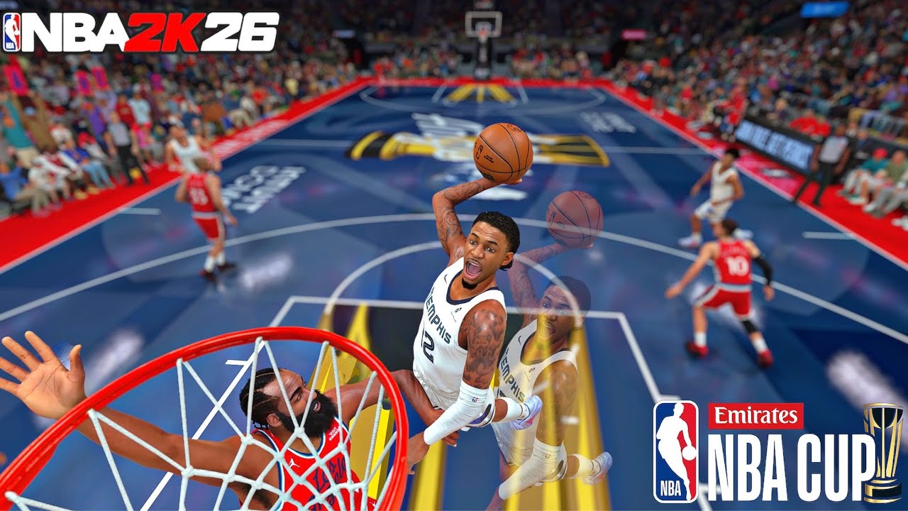 NBA 2K26 The best DUNKS in the NBA CUP tournament ( PS5 Pro 4K HDR ) 
