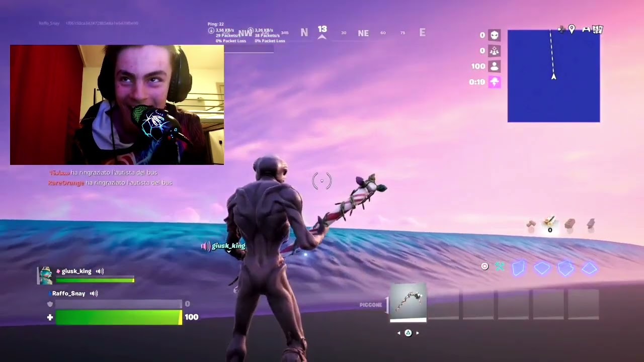 Oggi io e polpaccio facciamo l'evento di merda di fornite
